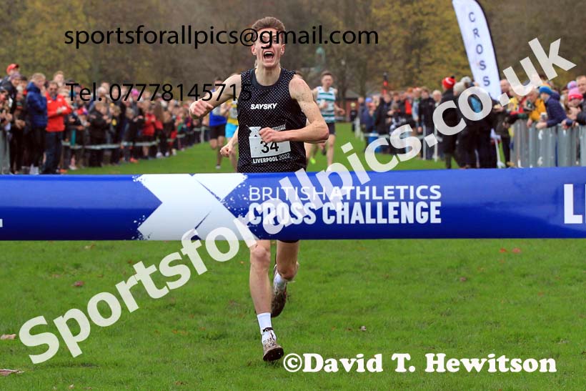 European Mens Short Course Relay Trials, 2022 British Athletics Cross Challenge, Sefton Park, Liverpool.  Photo: David T. Hewitson/Sports for All Pics